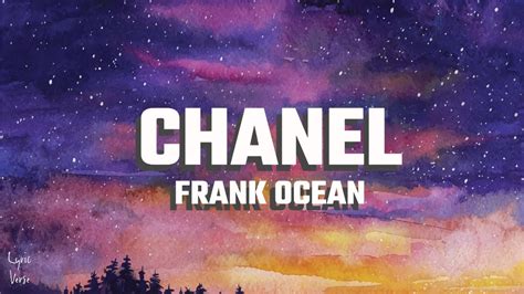 frank ocean chanel lyrics à|frank ocean chanel meaning.